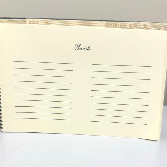 Rich Floral Padded Tapestry Spiral Bound 24 Page Guest Book - Picture 5 of 8